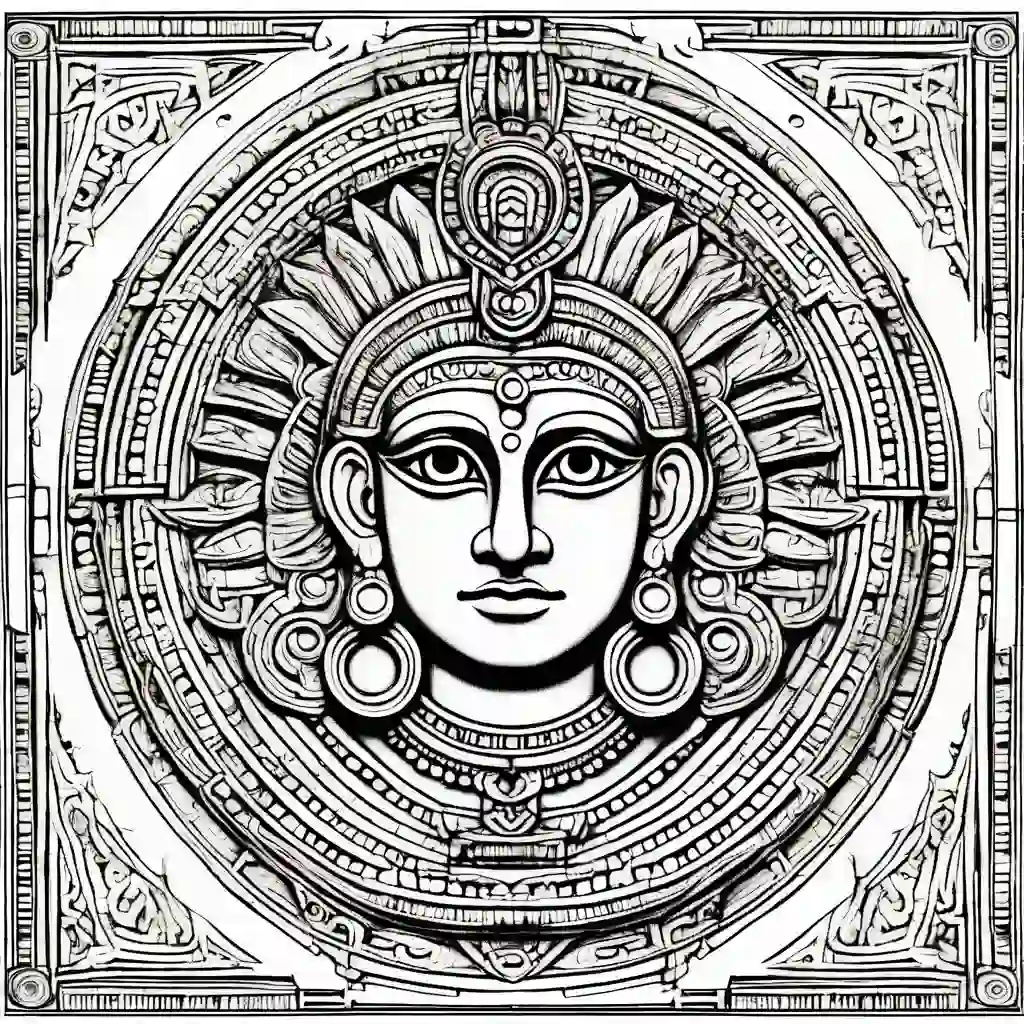 Mohenjo-daro of the Indus Valley coloring pages